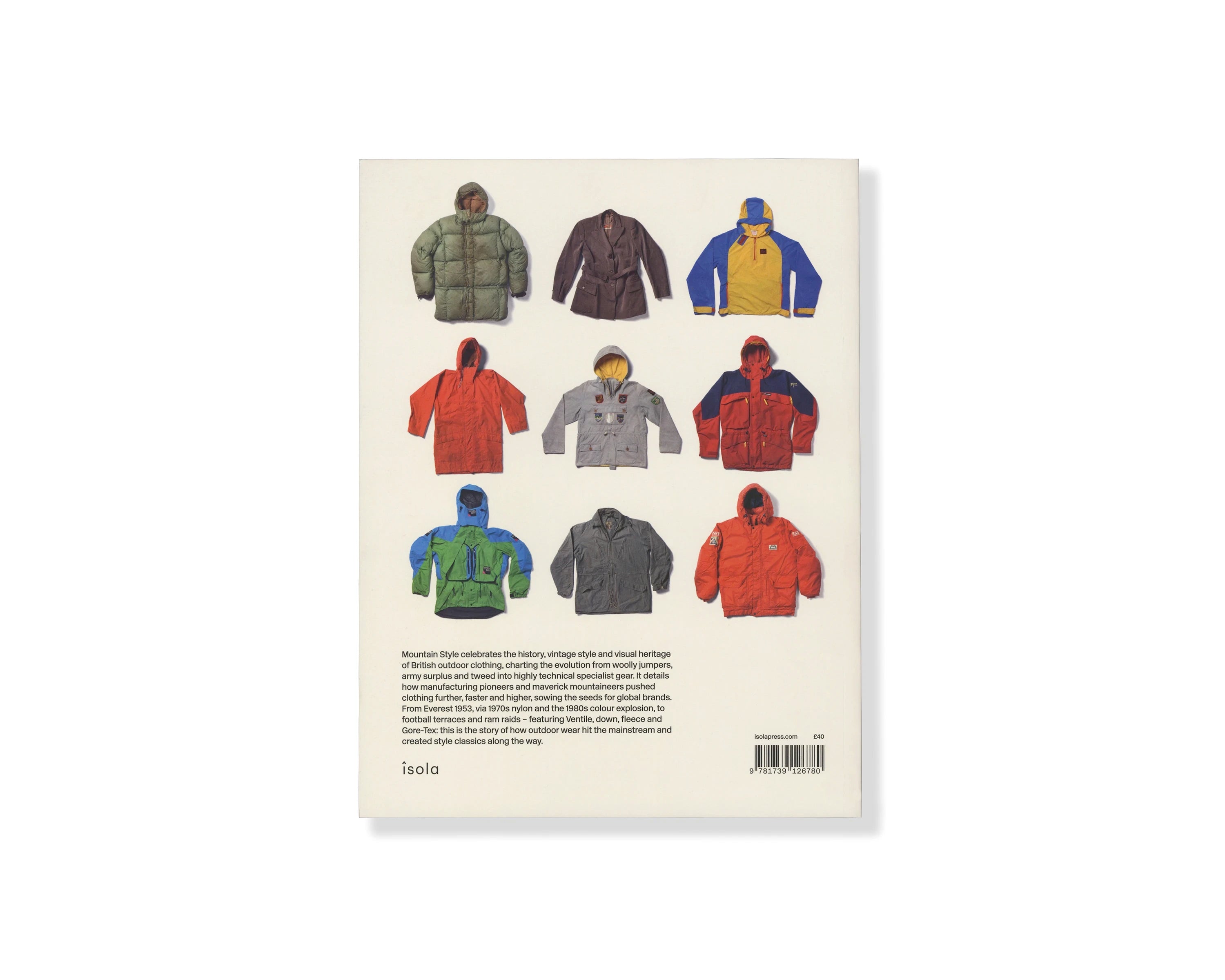 Back of the book Mountain Style: British Outdoor Clothing 1953-2000